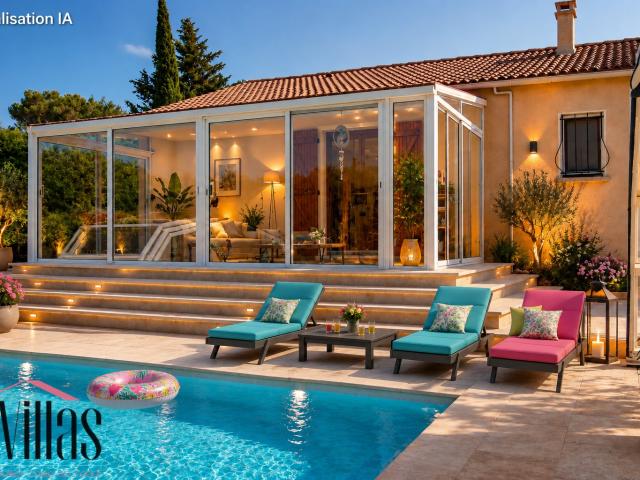 Maison Plain Pied 105 m2 piscine sans vis à vis dans les C. 105m² Lézignan Corbières