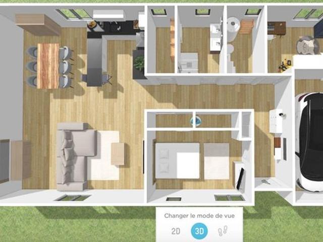 Maison plain pied 105m2 | 3 chambres | 506m2 terrain