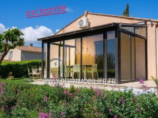 Maison plain pied 106 m², 3 ch + garage + cave