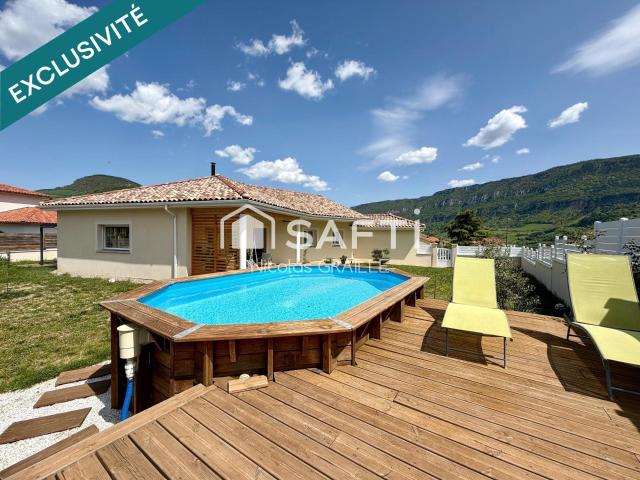 Maison plain pied 120m² Aguessac