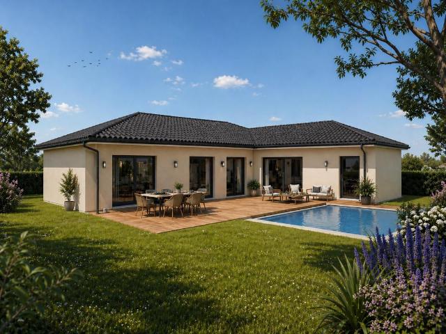 Maison plain pied 129m2 habitable