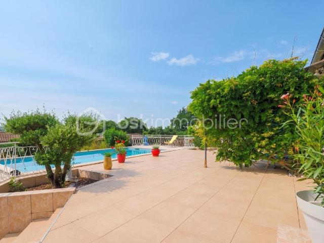 Maison plain pied 134 m² – Piscine – Terrain 1 300 m² – Sud Ardèche Laurac