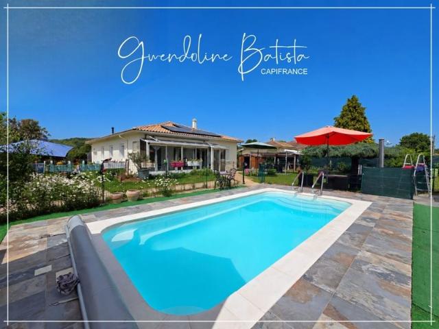 Maison Plain pied 134m² 4 chambres Terrain 1140m² avec p. 134m² Pineuilh