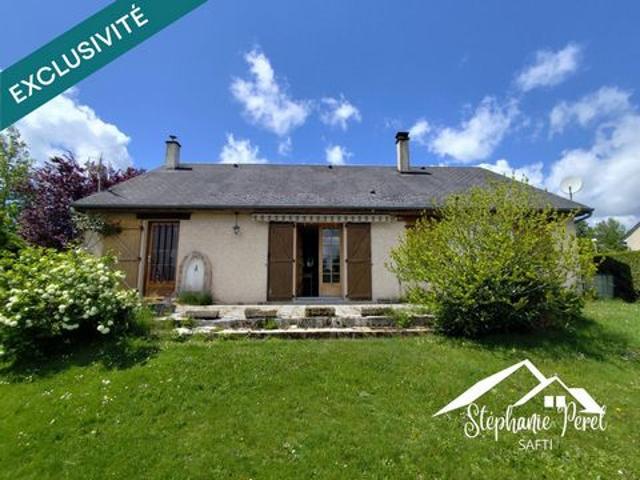 Maison plain pied 2 chambres avec grand jardin – Calme et nature à Peyrelevade !
