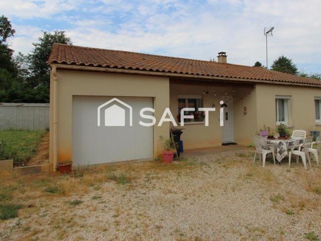 Maison plain pied / 3 chambres / garage & terrain