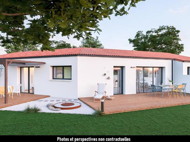 Maison plain pied 3 chambres