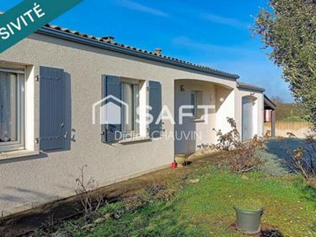 Maison plain pied avec de beaux volumes