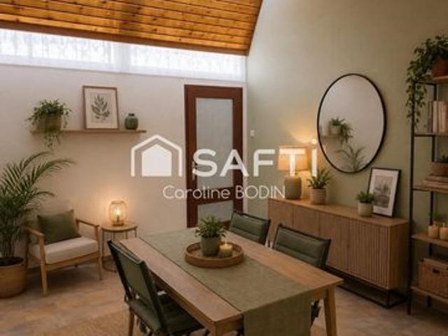 Maison plain pied avec jardin et garage