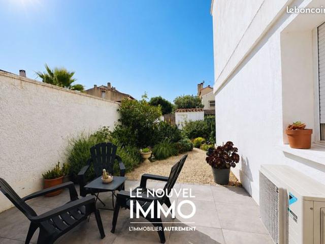 Maison plain pied centre ville berre t3