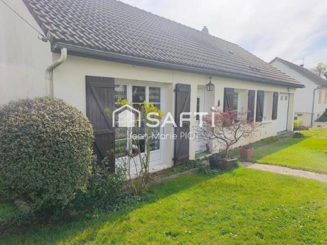 Maison plain pied de 71m2 avec 2 chambres et un garage