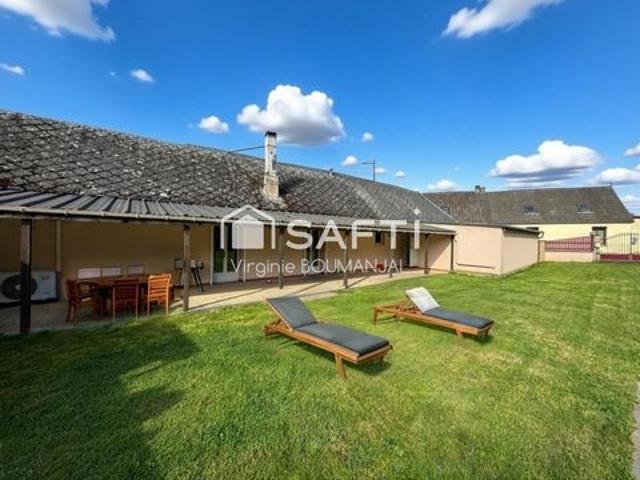 Maison plain pied de 103 m2 environ avec garage et jardin clos