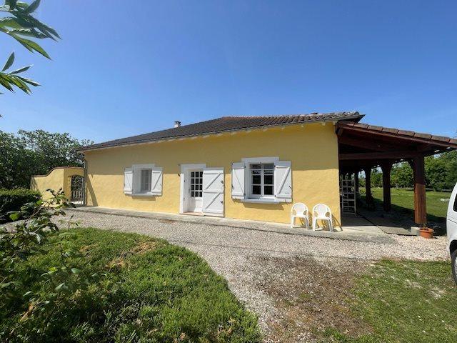 Maison plain pied de campagne sur 4ha en Bio avec vue et au. 133m² Samatan