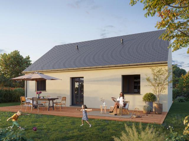 Maison plain pied deux chambres avec garage