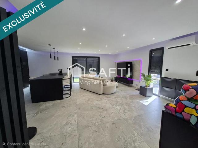 Maison plain pied environ 80 m2 Terrain 273 m2