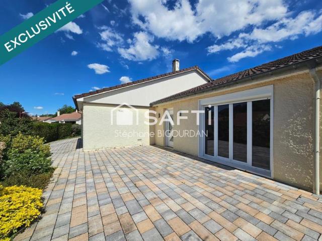 Maison Plain Pied Miserey, 116m², 4 Ch, 7 ares