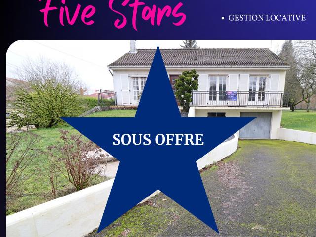 Maison plain pied sur élevé sur sous sol complet