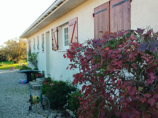 Maison plain pieds 90m2 3 chambres Jardin 500m2 Garage Pauillac