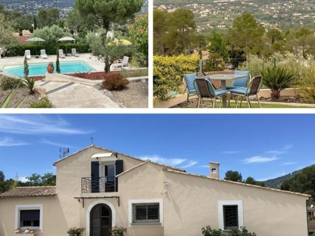 Maison provençale rénovée avec vue dégagée et piscine