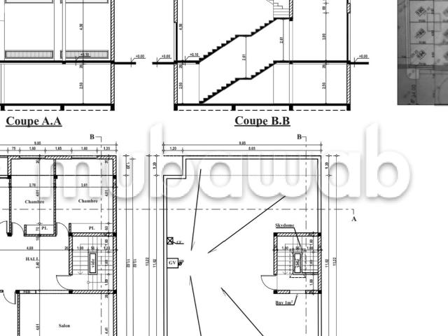 Maison R2 deux façades en cours de construction