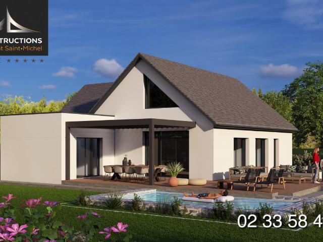 Maison de plain pied à St pair sur mer