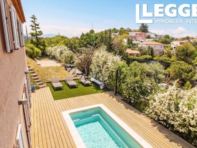 MAISON récente, piscine. ST PIERRE DE FÉRIC / COSTIÈRES 90 m2 sur 1188m2. 4P, 3cH, 6 Pks