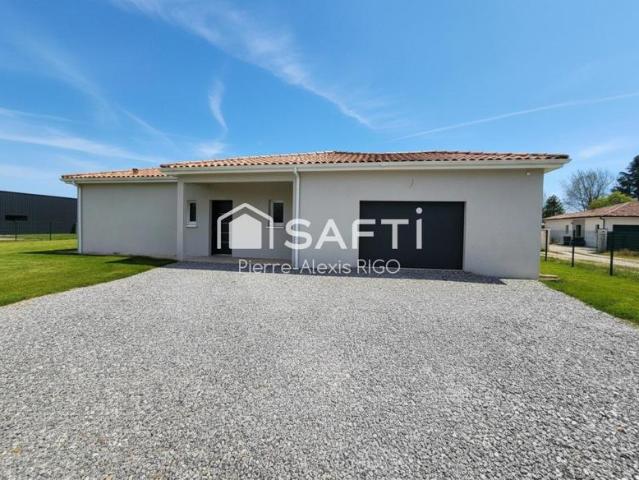 Maison récente plain pied Beaupuy 116m²