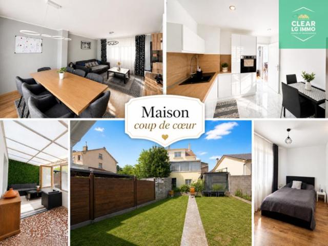 Maison rénovée 4 pièces avec jardin à Uckange