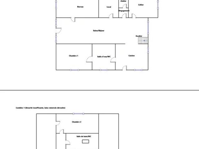 Maison rénovée 183 m2 + 2,3 ha de terrain 4 chambres Gar