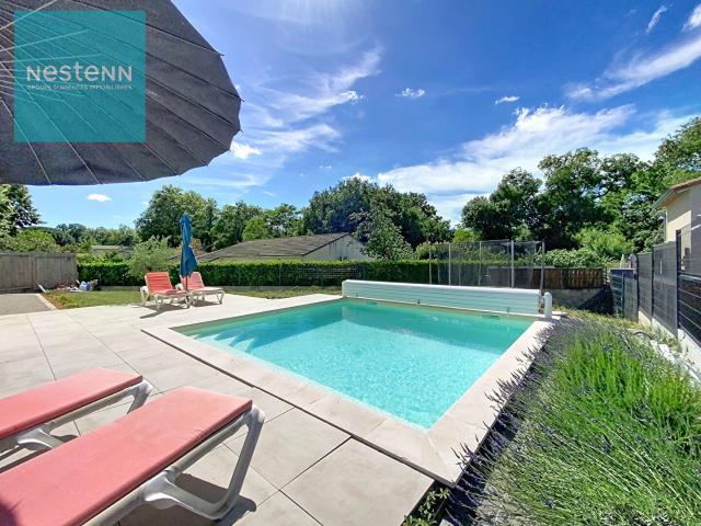 Maison rénovée 195m², 5 chambres, jardin, piscine, Villefra. 195m² Villefranche de Lauragais