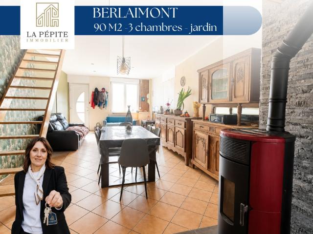 Maison rénovée 3 chambres avec jardin à Berlaimont