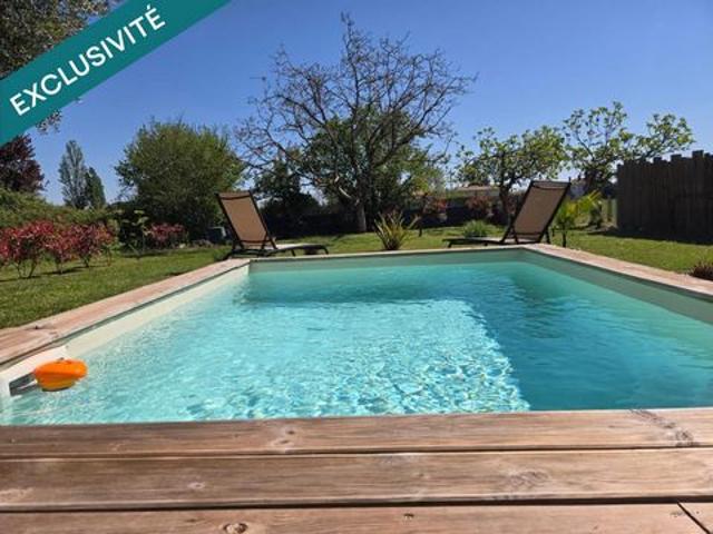 Maison rénovée avec piscine et terrain de pétanque à 3 min de MARMANDE