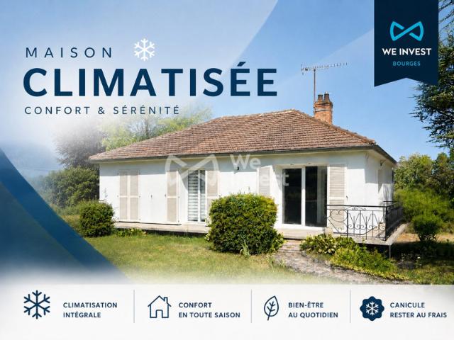 Maison rénovée en 2026 avec climatisation, sous sol et jardin