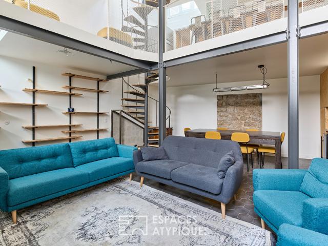 Maison rénovée par architecte avec terrasse proche Halle Pajol