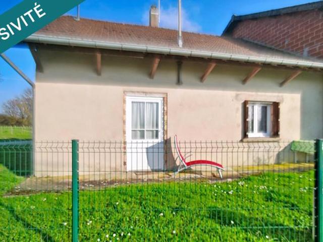 Maison T2 au calme avec beau terrain