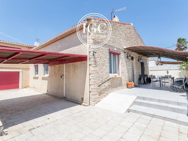 MAISON T3 + DEPENDANCE T1 126 m2 sur parcelle de 311m2 MARIGNANE