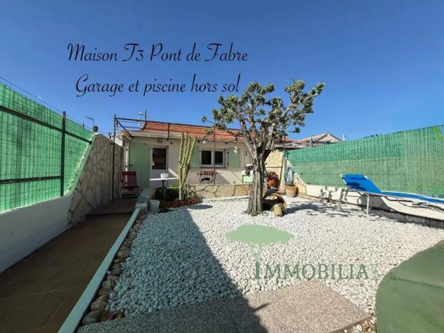 Maison T3 Pont de Fabre avec garage