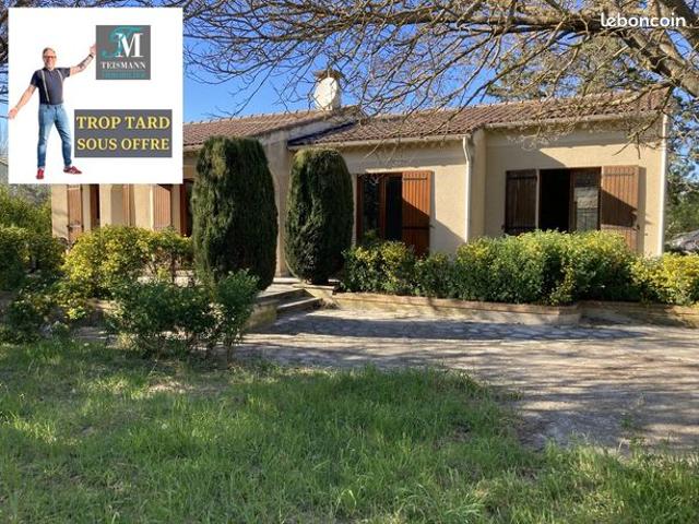 Maison T3 plain pied avec garage sur 900 m²