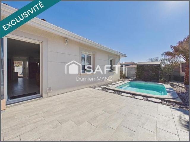 Maison t4 avec piscine et garage