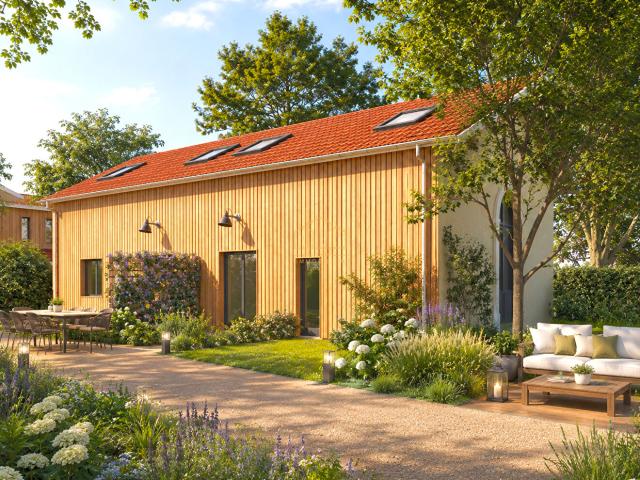 Maison T4 en duplex avec jardin et parking à vendre au centre ville de Gujan Mestras