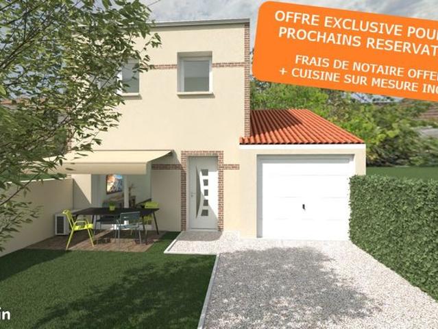 Maison T4 neuve avec jardin privatif et garage