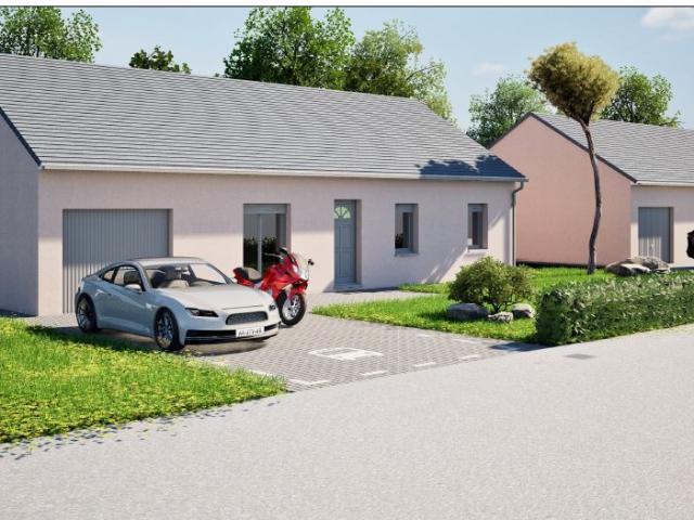 MAISON T4 PLAIN PIED NEUVE DE 84.84 M² à BARAQUEVILLE
