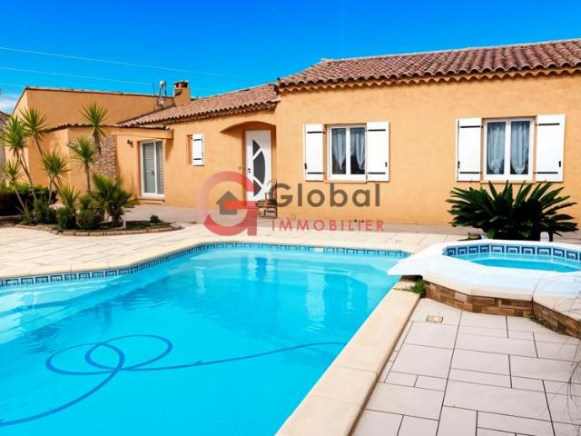 maison T4 plain pieds 107 m2 avec piscine à Marignane