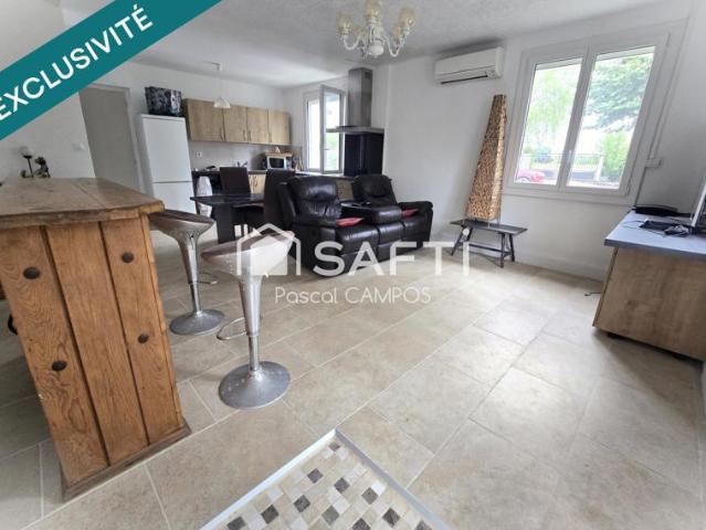 Maison T4 plein pied sur un terrain de 1152m² avec dépendance et garage