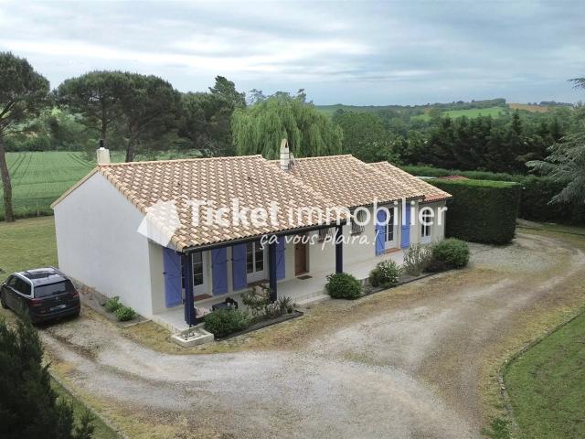 Maison T5 151m2 Entierement Renovee, Poele A Bois, Vue Excep. 151m² Villefranche De Lauragais