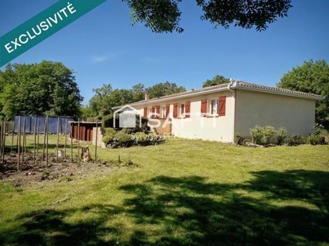 Maison T5 de 126 m² avec piscine et grand terrain – À 10 min de Cahors