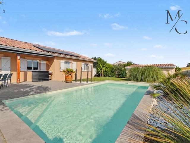 Maison T5 tout confort avec garage et piscine à Aussonne