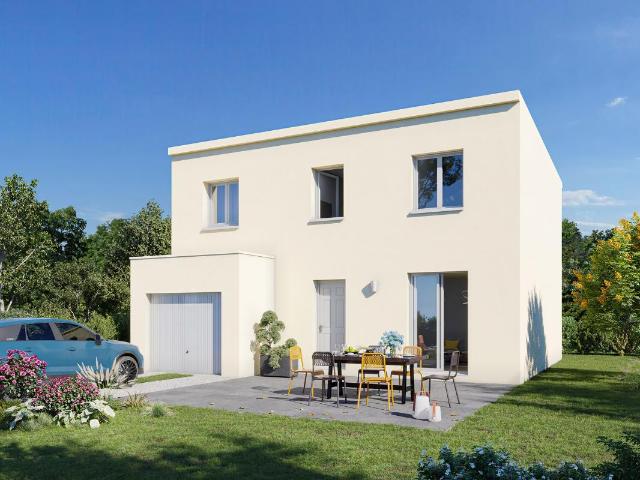 MAISON TOIT PLAT PLONEIS
