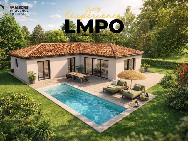 Maison + terrain exclu LMPO: 25 minutes de Nîmes