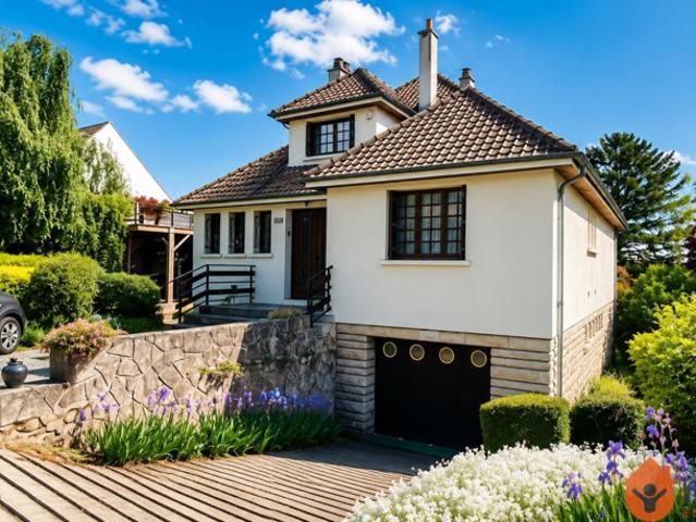 Maison traditionnelle de caractère avec sous sol total En