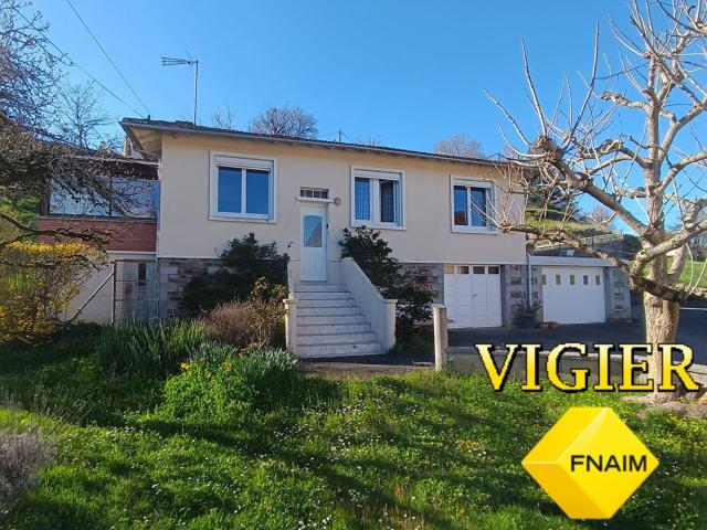 Maison Type 4 de 88 m² avec Garage, Atelier et Grand Terrain. 88m² Bagnac sur Célé